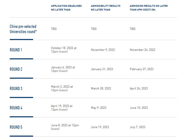 IM电竞 IM电竞app2023年法国留学各项目申请时间大盘点！(图1)