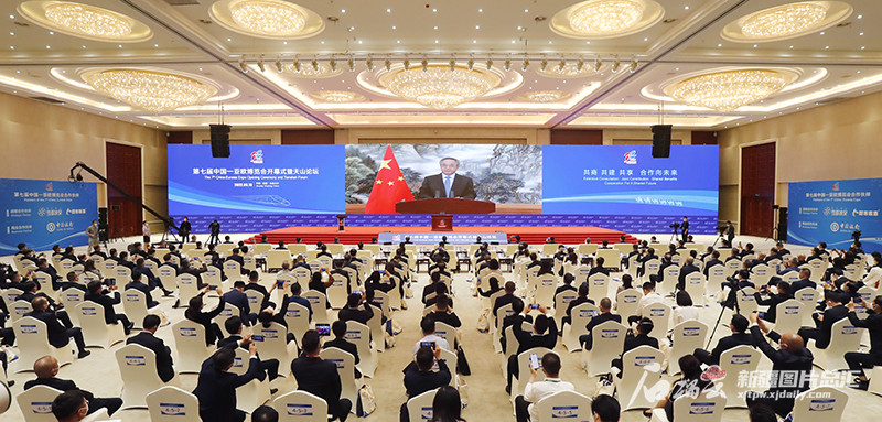 国家主席习致IM电竞 电子竞技平台贺信 第七届中国—亚欧博览会开幕(图1)