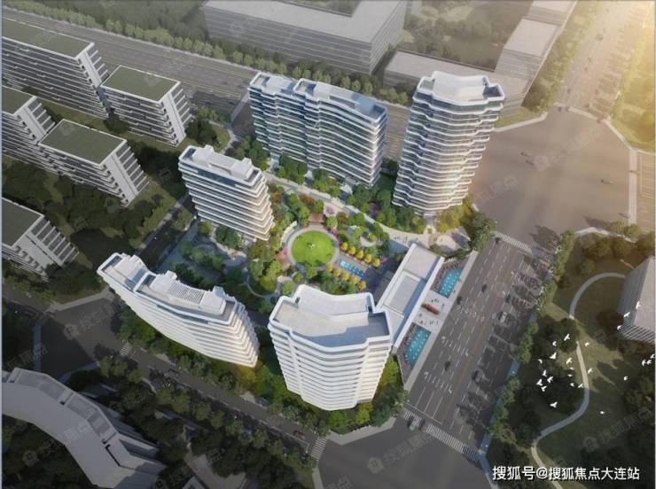 IM电竞 IM电竞平台小窑湾国际商务区 成为大连市新标志性建筑群(图6)