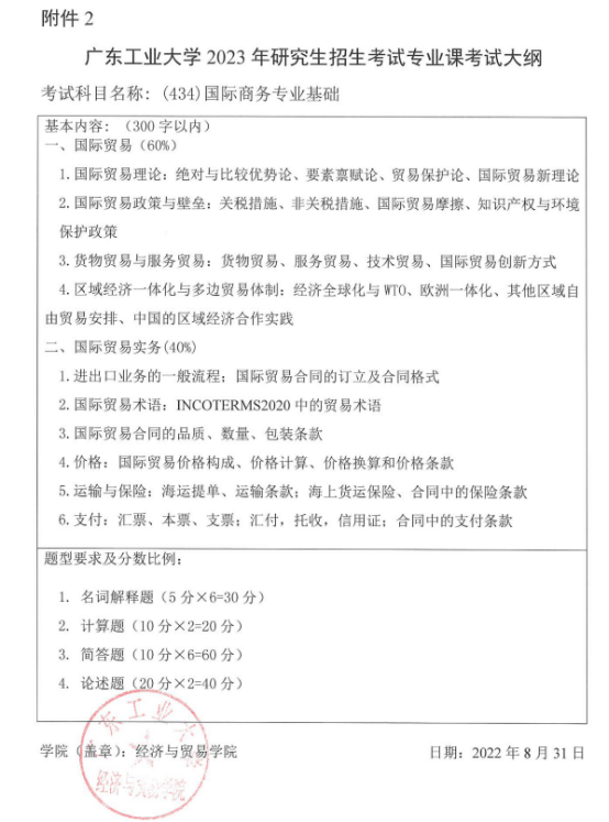 深度剖析！广东工业大学国际商务专IM电竞 电子竞技平台业考研考情分析(图1)