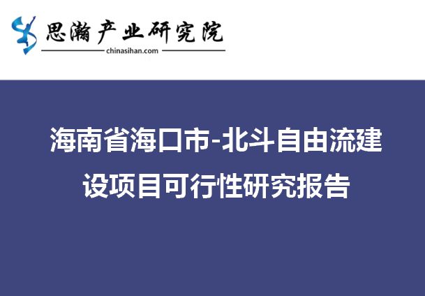 IM电竞 IM电竞app海南省海口市-北斗自由流建设项目可行性研究报告(图1)