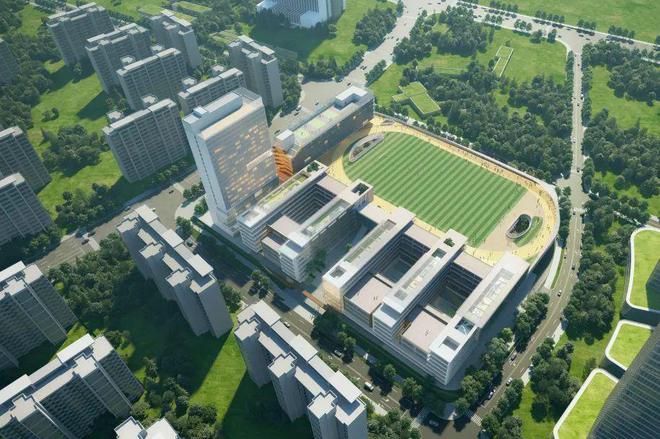 IM电竞 IM电竞平台今年9月启用！东莞国际商务区北部学校提前封顶(图5)