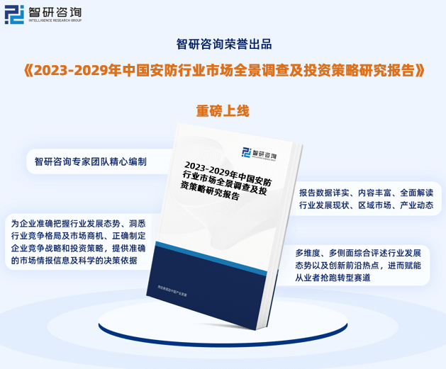 2023年中国安防行业现状及未来发IM电竞 IM电竞平台展趋势研究报告（智研咨询发布）(图1)