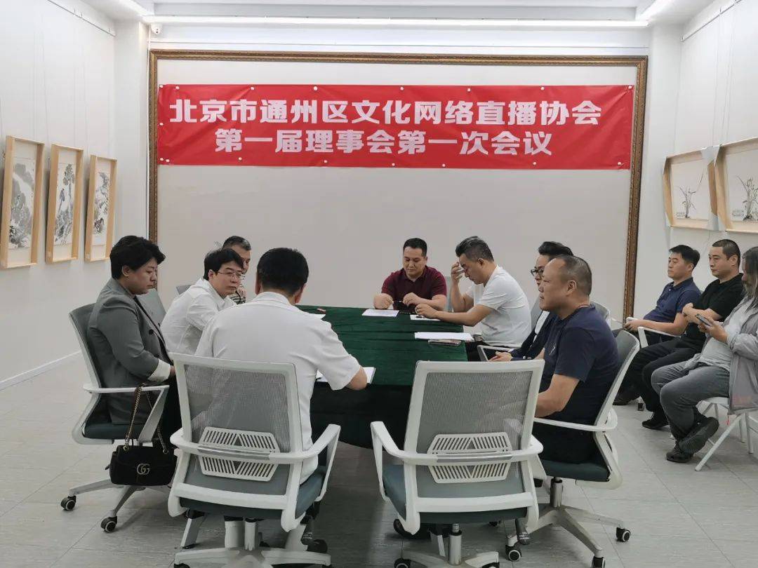IM电竞 电子竞技平台9大直播展厅！通州区文化网络直播协会落户宋庄助艺术小镇开启新征程(图3)