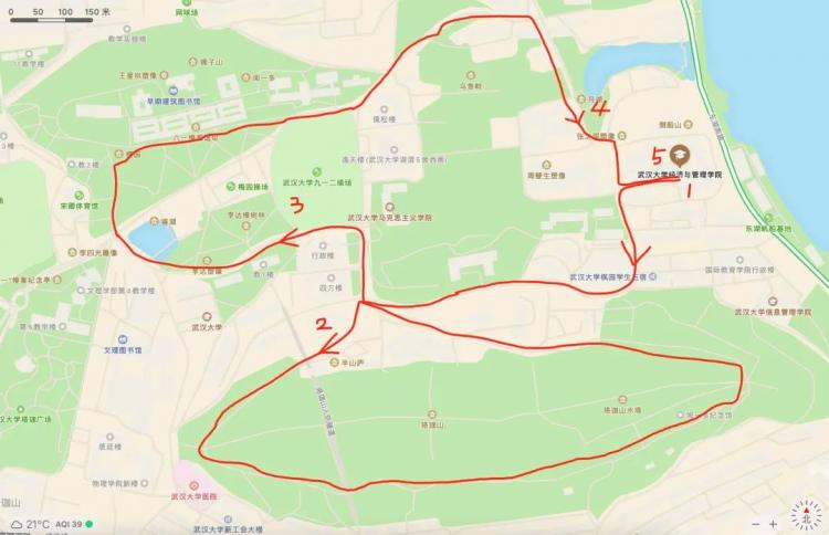 IM电竞 IM电竞平台协会活动 武汉“华中四校MBA健康跑”---”荧光夜跑“武汉大学珞珈山站首战告捷！(图1)